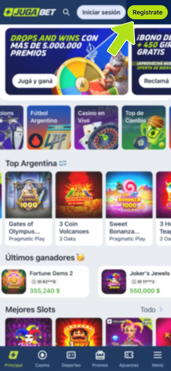 Jugabet codigo promocional